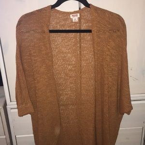 Burnt orange cardigan